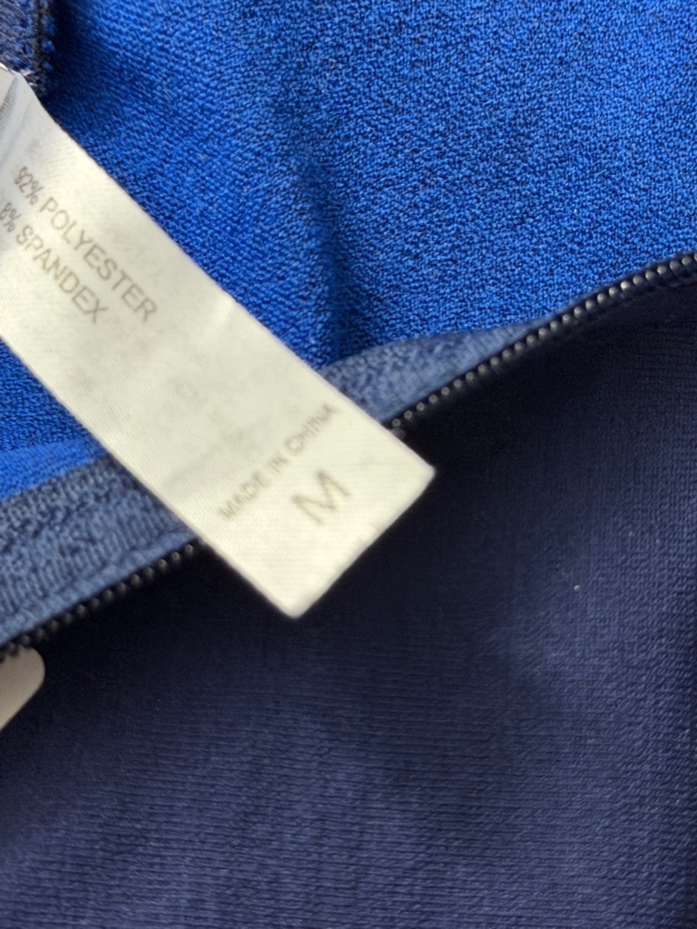 Cropped Navy Quarter-Zip Long-Sleeve Active Top - Picture 7 of 7